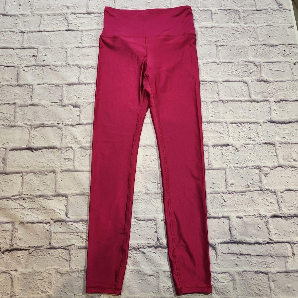 Athleta Pink Elation Shine Tight Leggings Barbie - Picture 3 of 8